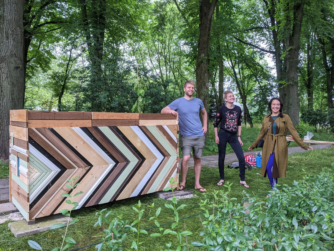 Een wormenhotel in een Utrechtse wijk