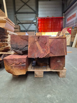 Sequoia balken (nat hout) (st)