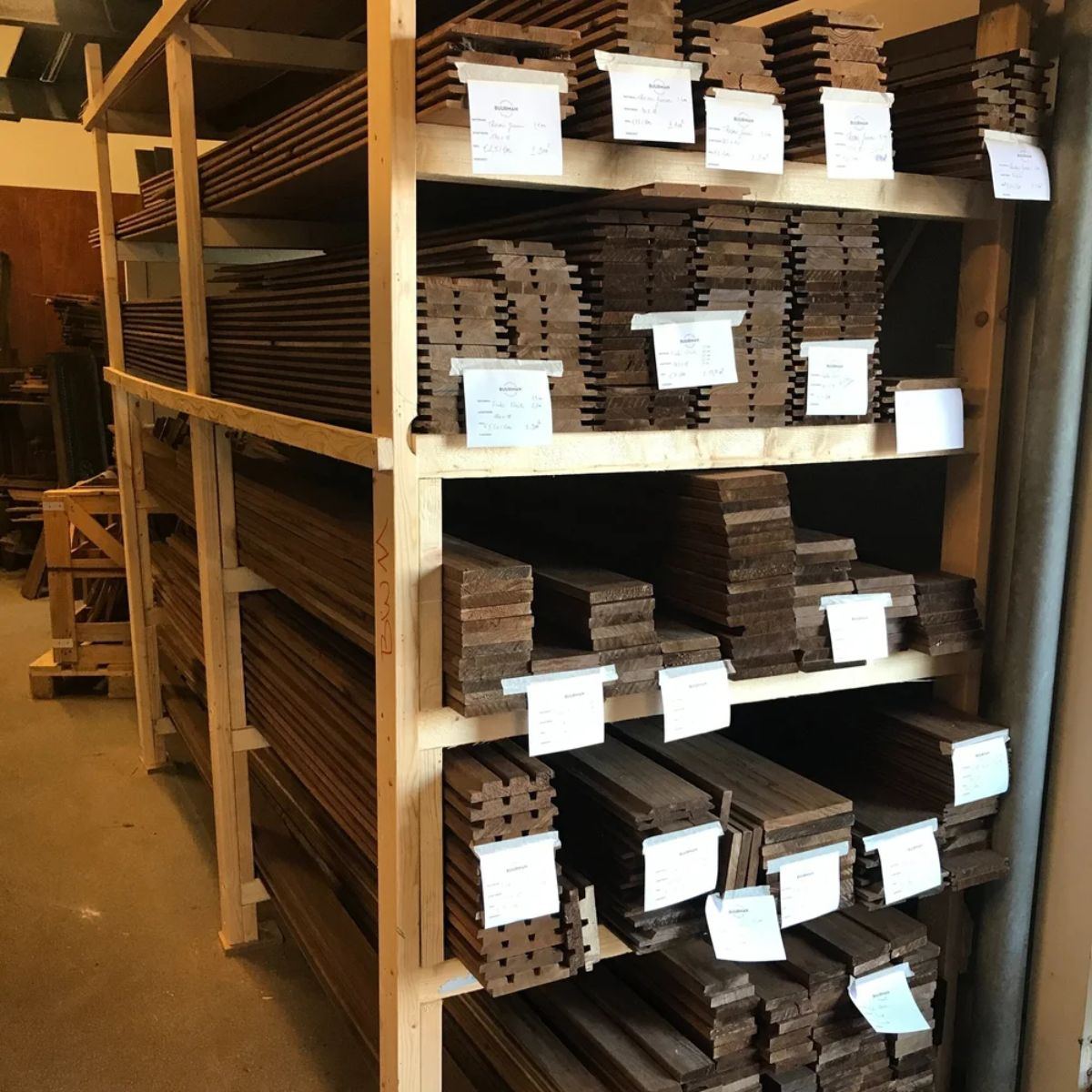 Fraké noir hardhouten planken (lm)