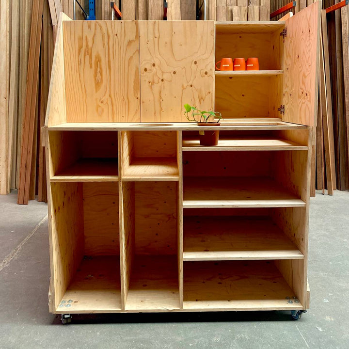 houten kitchenette (st)