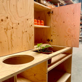 houten kitchenette (st)