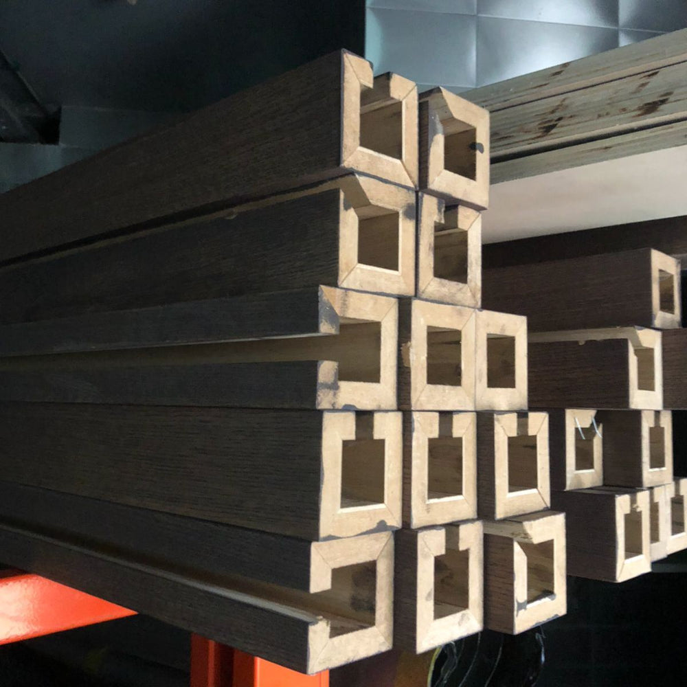 Indirecte verlichting mdf met eiken fineer (stuk)