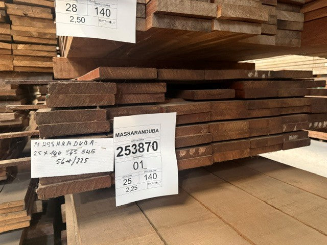 Terrasplanken Massaranduba (lot1)