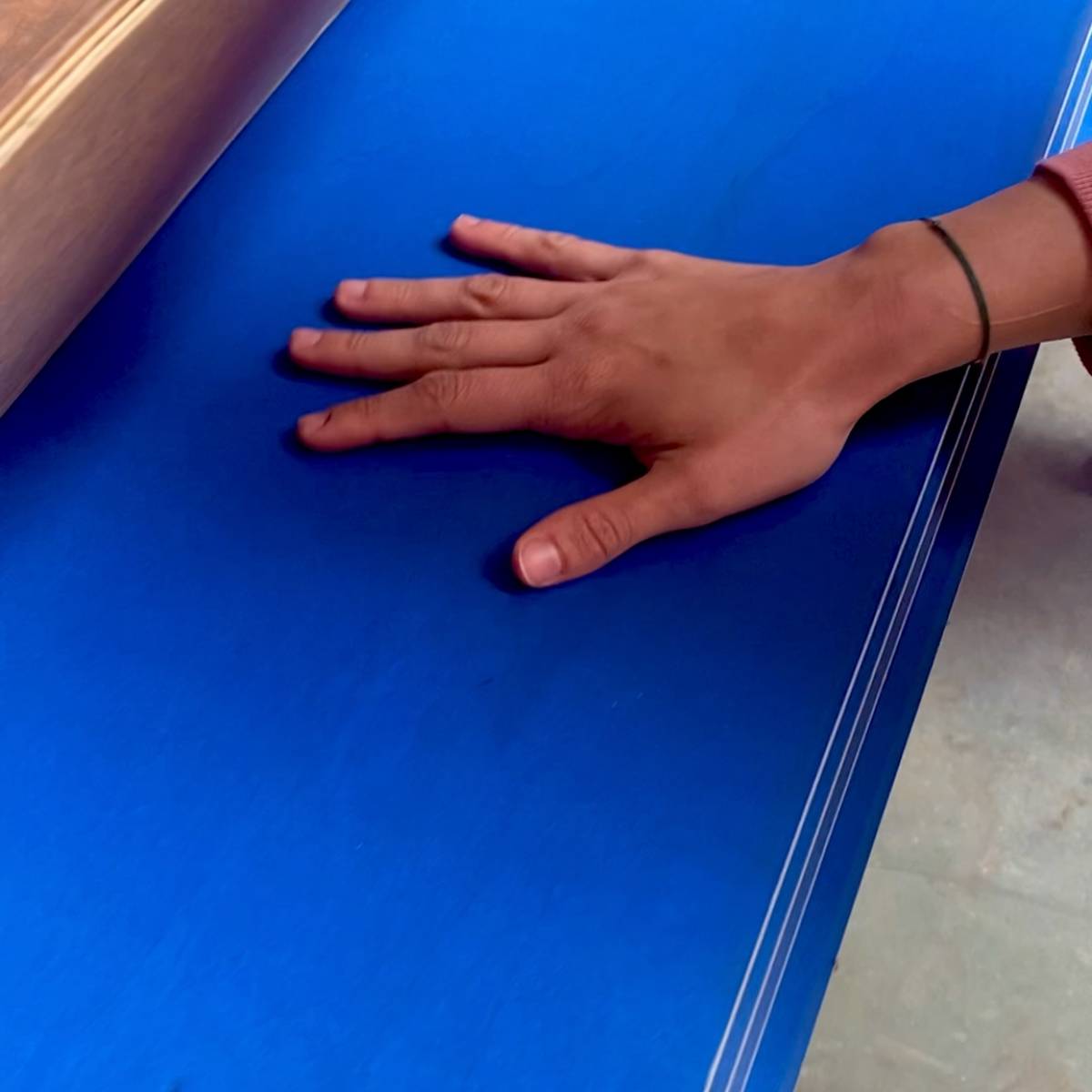 Multiplex berk 18 mm met blauwe zijde AA-kwaliteit (st)