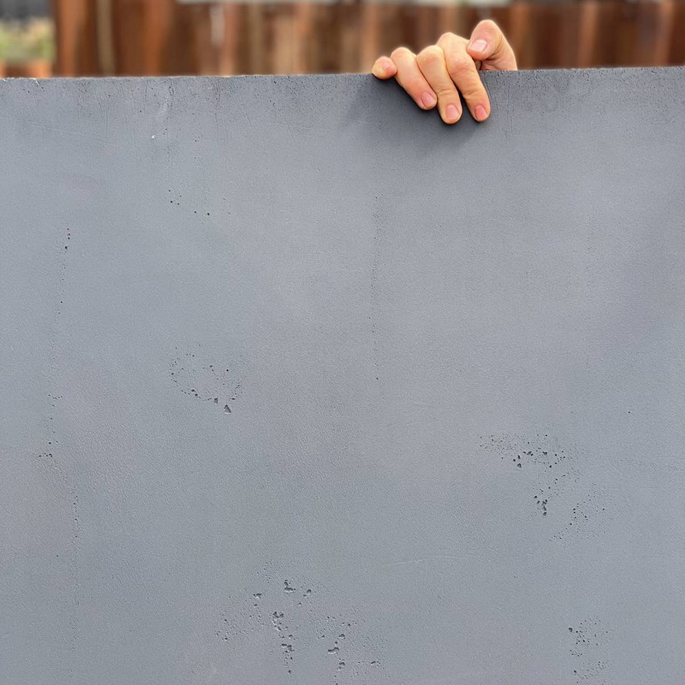 Multiplex berk 20 mm met imitatie beton zijde (st)