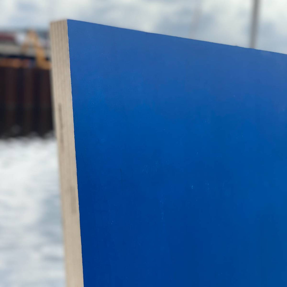 Multiplex berk 18 mm met blauwe zijde AA-kwaliteit (st)