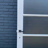 Vintage deur - semi transparant glas