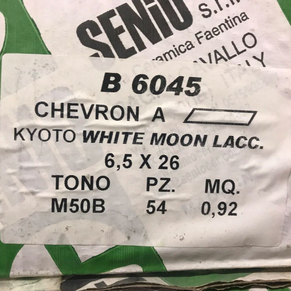 Witte tegels 30°hoek NIEUW (doos)